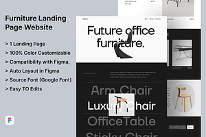 Furniture Landing Page Design