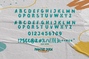 Painter Dude - Display Brush Font