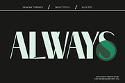 Signora | Sans Serif Family, a Sans Serif Font by Black Studio (Thumbnail 9 of 11)