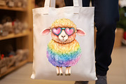 Whimsical Quirky Sheep Clipart, an Illustration by Rose Art (Thumbnail 7 of 7)
