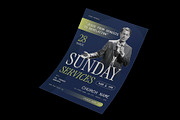 Minimalist Sunday Church Flyer, a Flyer Template by Neermana (Thumbnail 2 of 4)