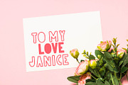 Violet Ice Cream - An Outlined Duo, a Font by CraftyLittleNodes (Thumbnail 2 of 10)