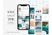 220 Travel Social Media BUNDLE, a Social Media Template by PatternLab. (Thumbnail 6 of 9)