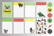 Pugs. Characters., an Illustration by Martyshova (Thumbnail 2 of 5)
