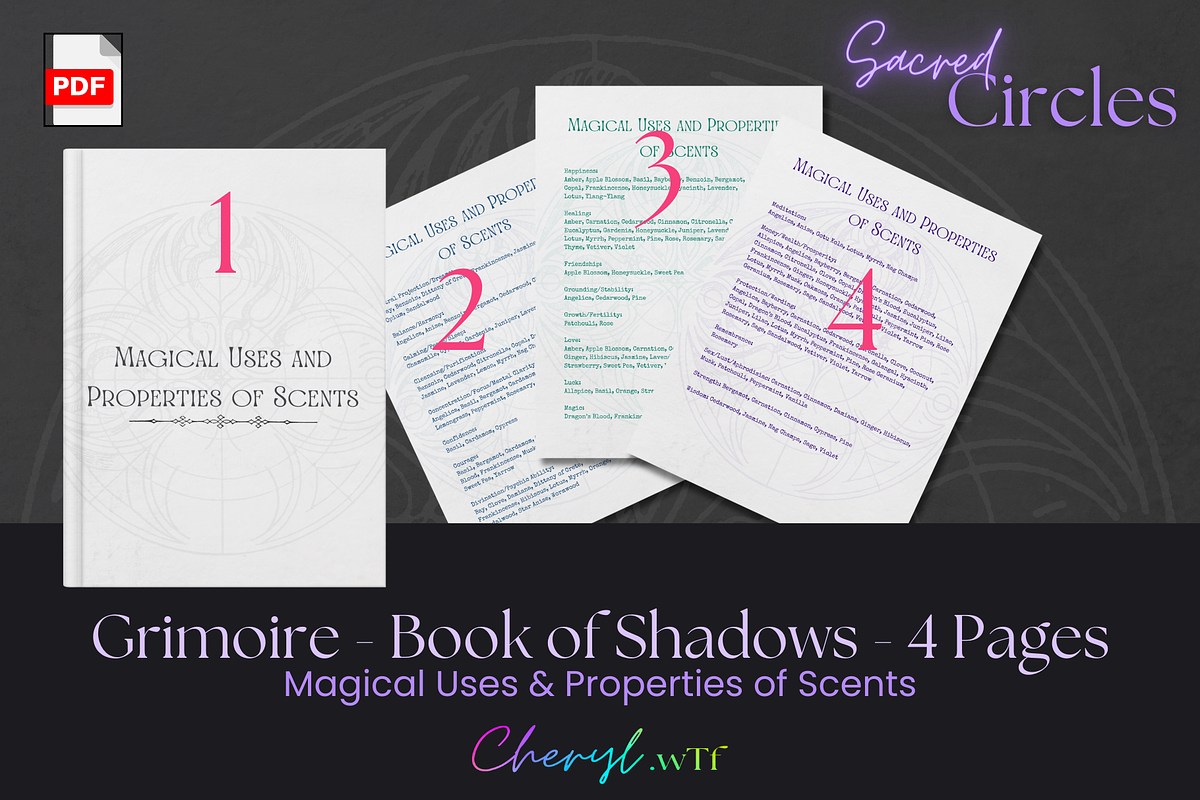 Grimoire - Book of Shadows - Scents 2