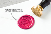Wax Seal Logo Mockup, a Product Mockup by ShinyPixel (Thumbnail 3 of 4)