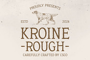 Kroine Rough, a Serif Font by Craft Supply Co. (Thumbnail 1 of 8)