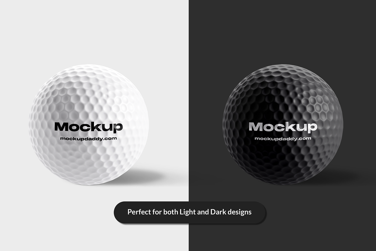 Golf Ball Mockup, a Product Mockup by Mockupdaddy (Photo 2 of 14)