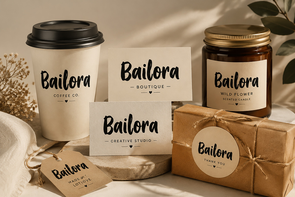 Bailora, a Handwritten Font by Wow Magic (Photo 3 of 4)