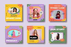 Fashion Social media Template, a Social Media Template by MightyDesign