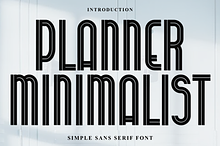Planner Minimalist