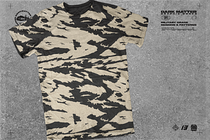 Seamless Desert Camouflage Pattern