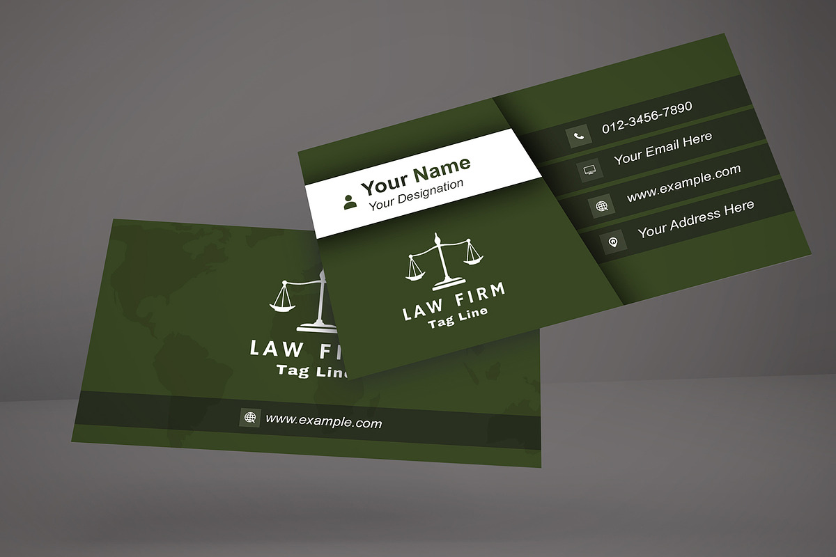 Corporate Lawyer Business Card preview 5