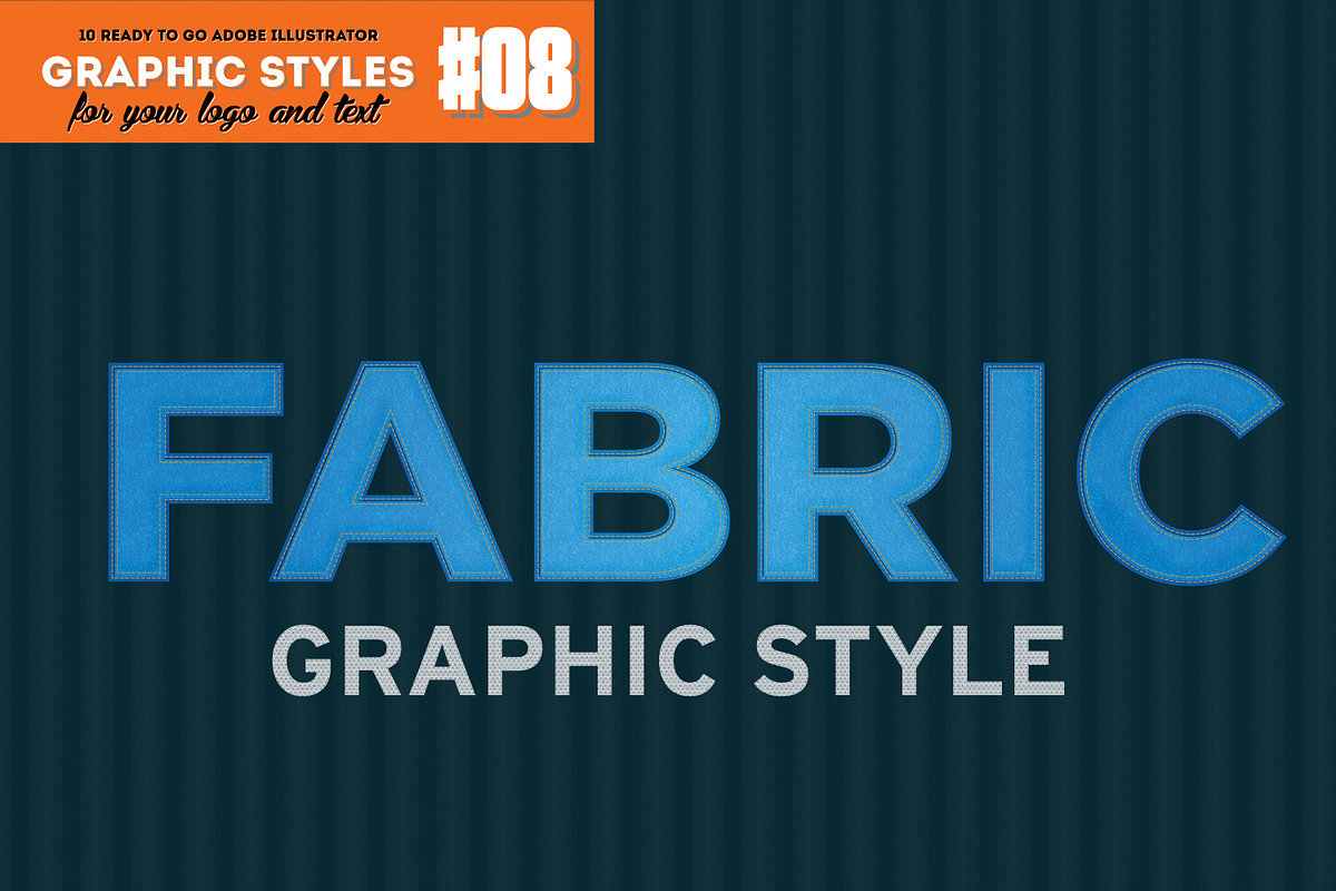 10 Fabric Style Text Effect preview 2