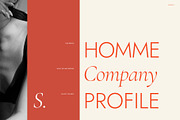 HOMME Company Profile, a Presentation Template by Simple P. (Thumbnail 2 of 10)