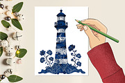 Preppy Coastal Ocean Clipart Bundle, a Seasonal Illustration by CitraGraphics (Thumbnail 5 of 5)