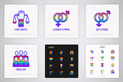 LGBT | 28 Icons Set, an Outline Icon by Alex Blogoodf (Thumbnail 6 of 7)