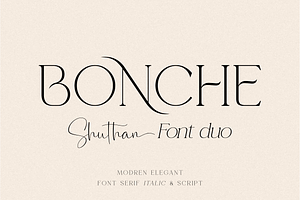 Bonche Shuthan Font Duo