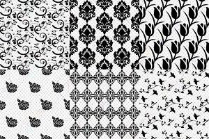 Black Lace Clipart