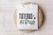 Tattoos Are Trashy PNG, funny png, an Illustration by SharpMarketplace (Thumbnail 7 of 9)