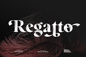 Regatto Venetian Style Typeface