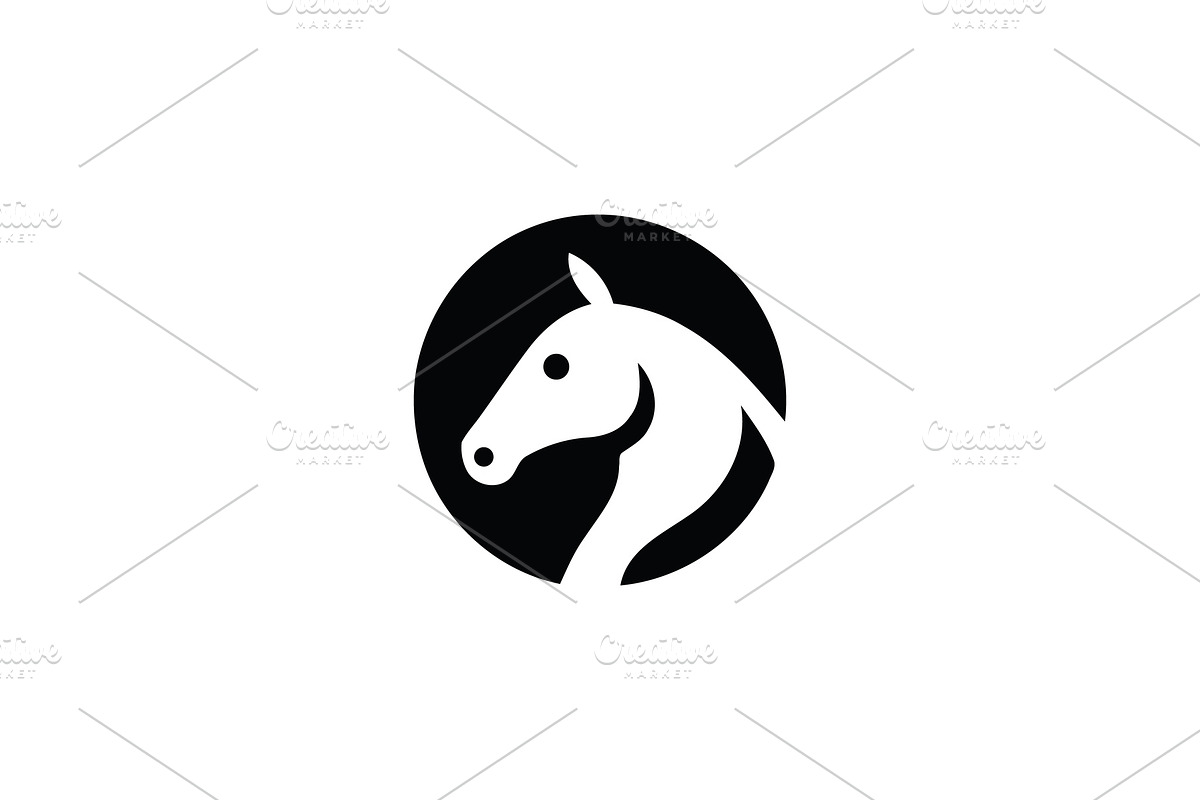 Modern Circular Horse Emblem, a Branding & Logo Template by Vectorium Studio (Photo 1 of 2)
