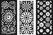 Elegant Floral Laser Cut Panel Bundl, an Object Graphic by BIPLOB EXPERT (Thumbnail 5 of 7)