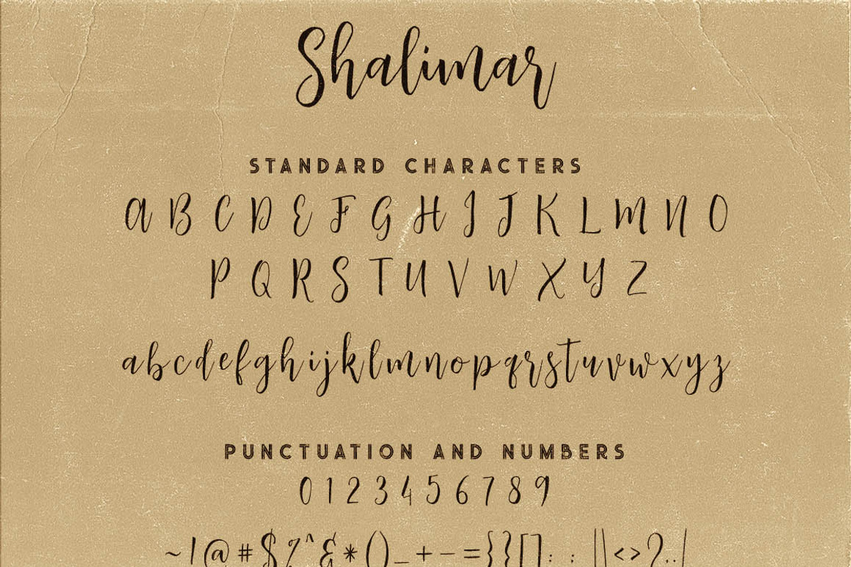 Shalimar Font Duo preview 7