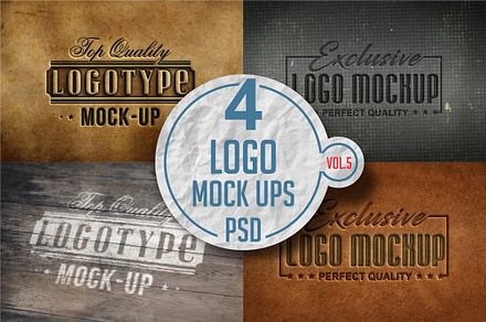 Logo Mock-up Pack Vol.5