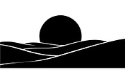 Minimal Landscape Silhouette, an Object Graphic by Designer_Momina (Thumbnail 16 of 19)