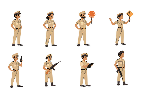 Indian Police Character Set