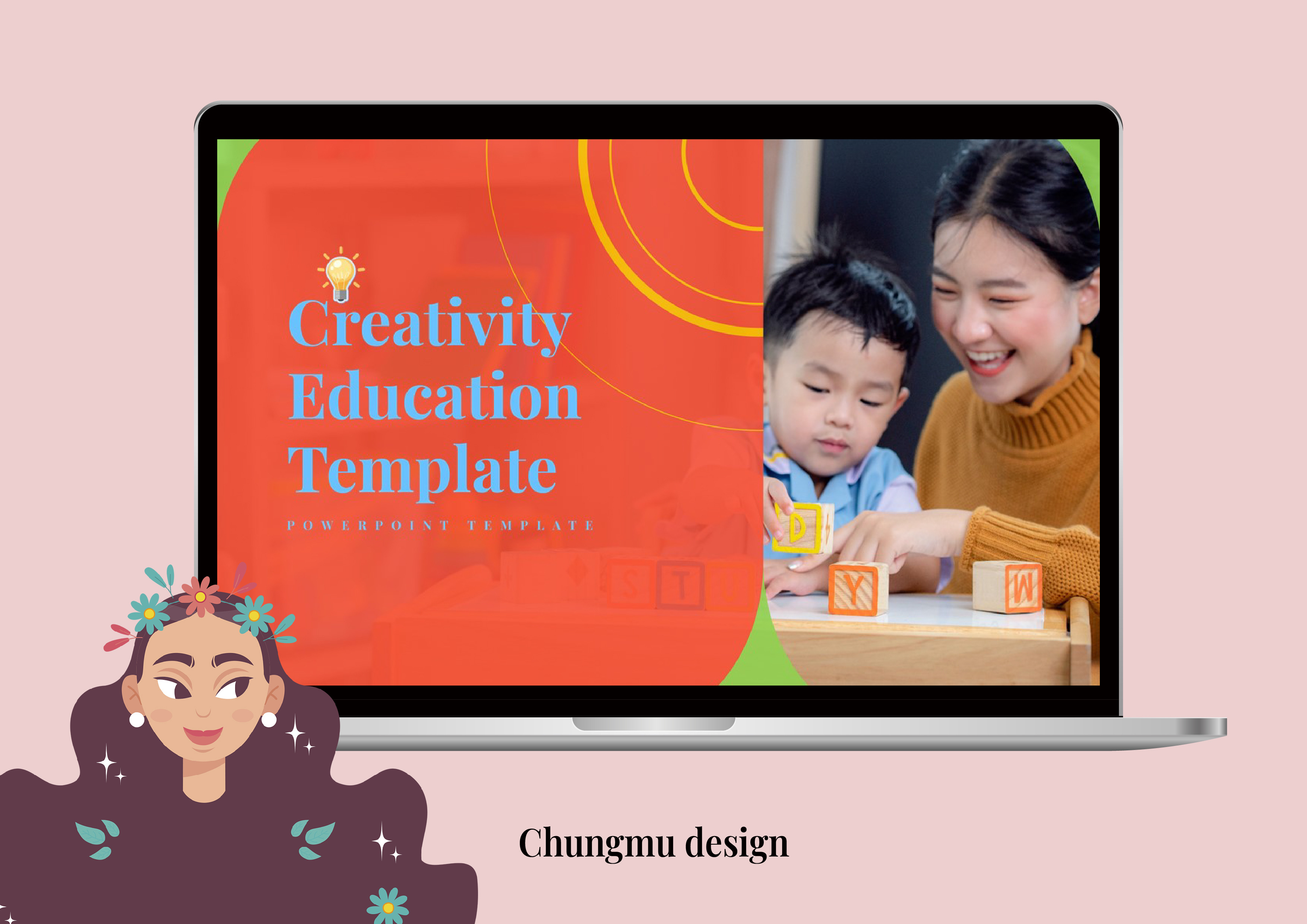 creativity education ppt template, a Presentation Template by chungmudesign