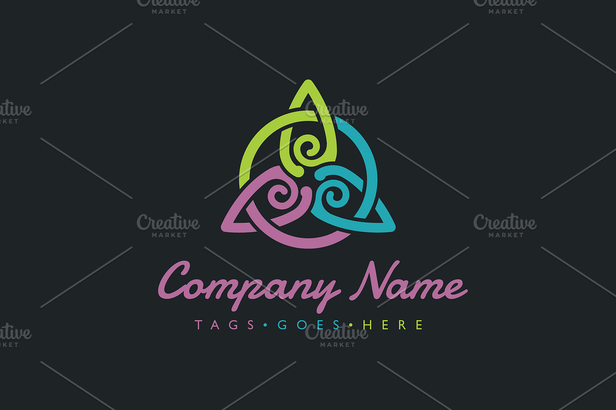 Triquetra Circle Custom Logo, a Branding & Logo Template by ARTE MIGUEL (Photo 2 of 3)