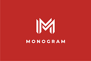 Monogram Letter M logo design, a Branding & Logo Template by johnkent (Thumbnail 2 of 3)