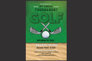 Golf Flyer, a Flyer Template by DSGraphicDesign