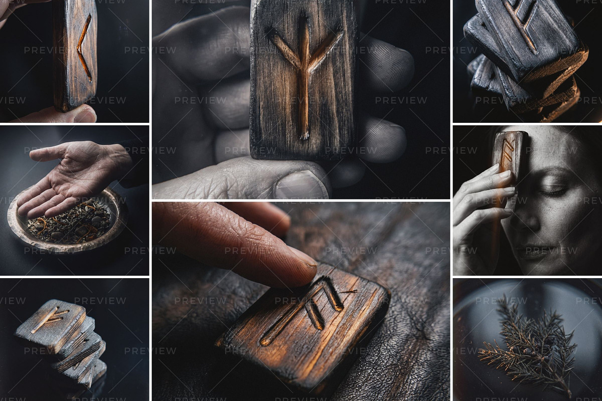 Witchy Rune Reader Stock Bundle, a Person Photo by Iconogenic (Photo 5 of 11)