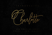 Charlotte Script, a Script Font by Chocotype Std (Thumbnail 1 of 10)