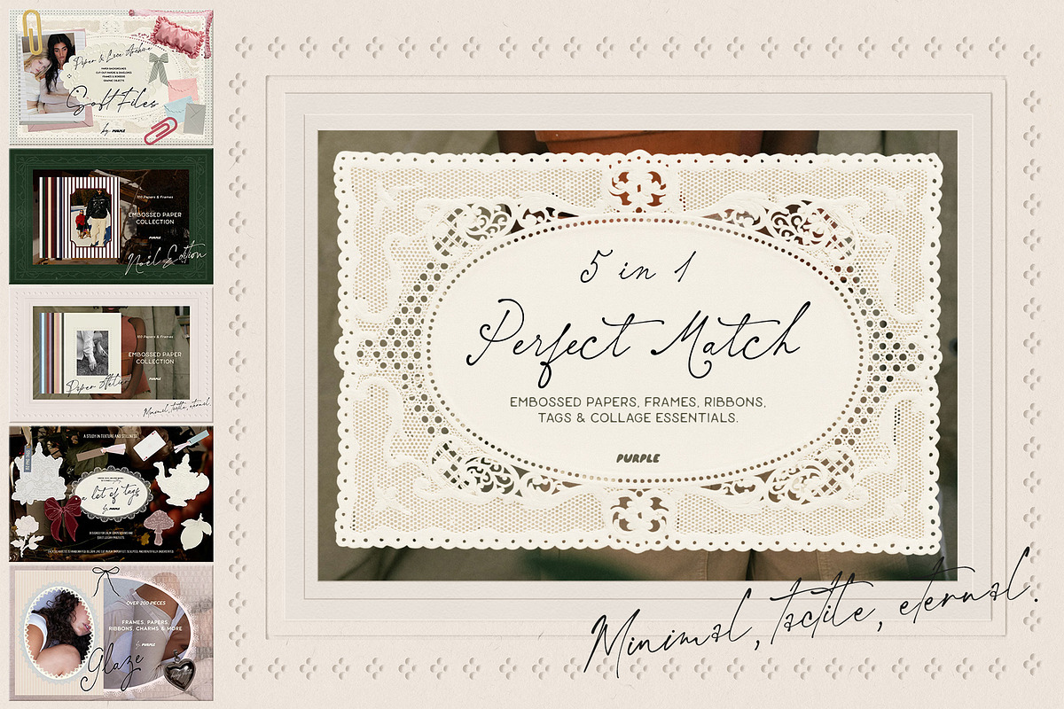 5 in 1 Perfect Match Bundle, an Object Graphic by Purple (Photo 1 of 6)