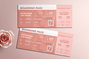 Boarding Pass Wedding Invitation, a Card Template by Aarley Kaiven (Thumbnail 2 of 5)