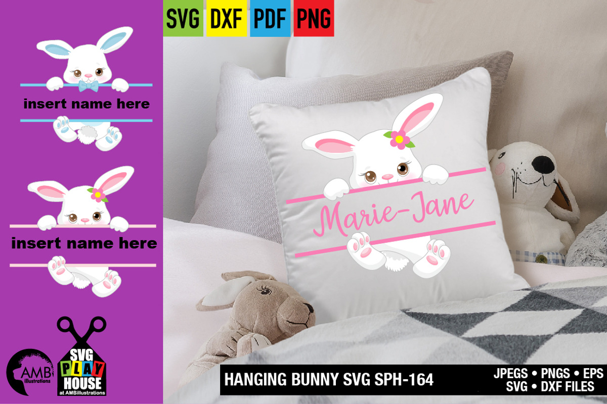 Cute Bunny name tags SPH-164, an Illustration by AMBillustrations (Photo 2 of 3)