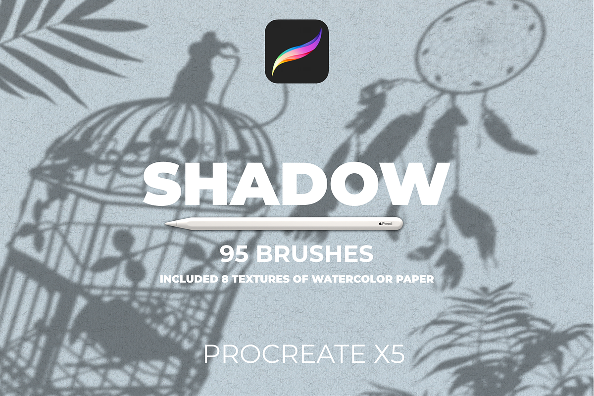 95 Shadows for PROCREATE, a Brush Add-On by Graphics Resources (Photo 3 of 13)