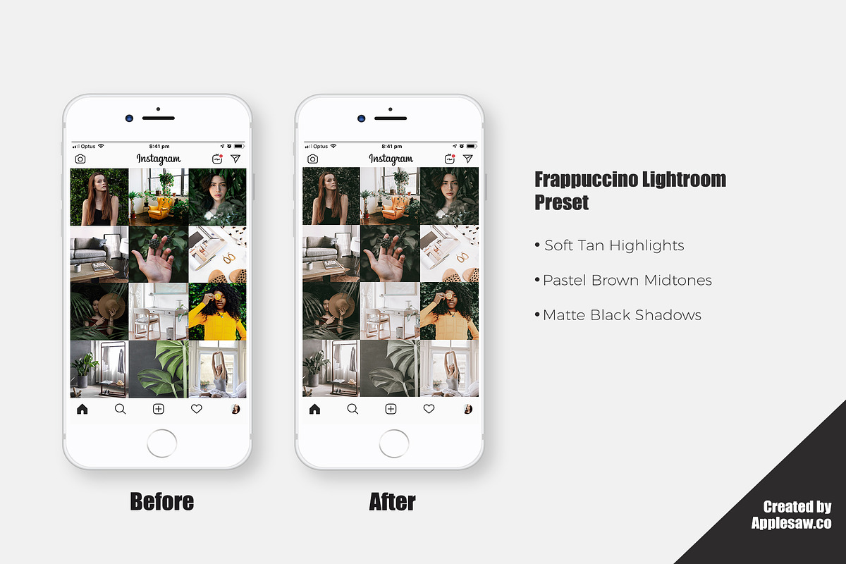 Frappuccino Lightroom Presets preview 4
