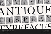Striped Woodblock Border Font - No07, a Serif Font by Century Library (Thumbnail 1 of 5)