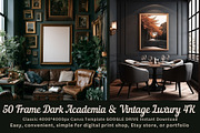 50 Canva Frame Mockups Luxury 4K, a Household Mockup by ARTOZEN DIGITAL (Thumbnail 1 of 15)