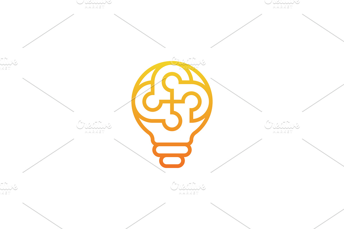 light bulb community outline logo, a Branding & Logo Template by Rasagama Studio