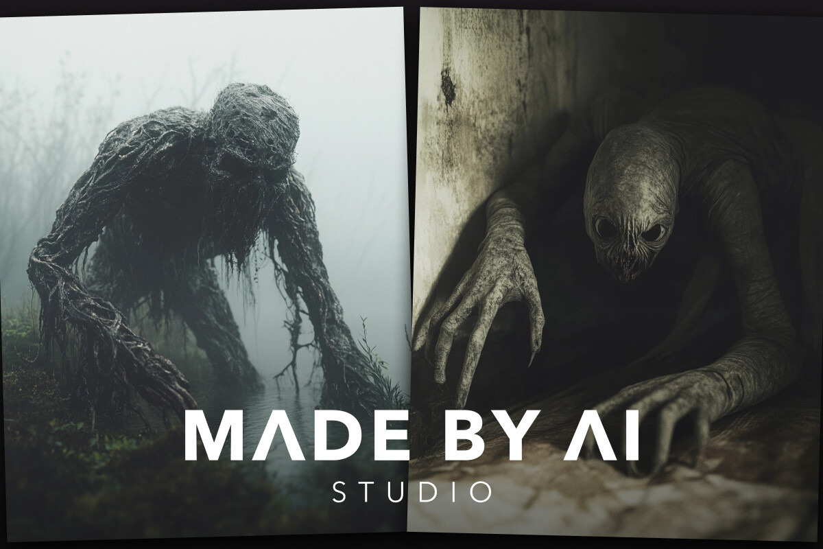 50 Monster Horror Midjourney Prompts, an Object Graphic by MadeByAI Studio (Photo 3 of 5)