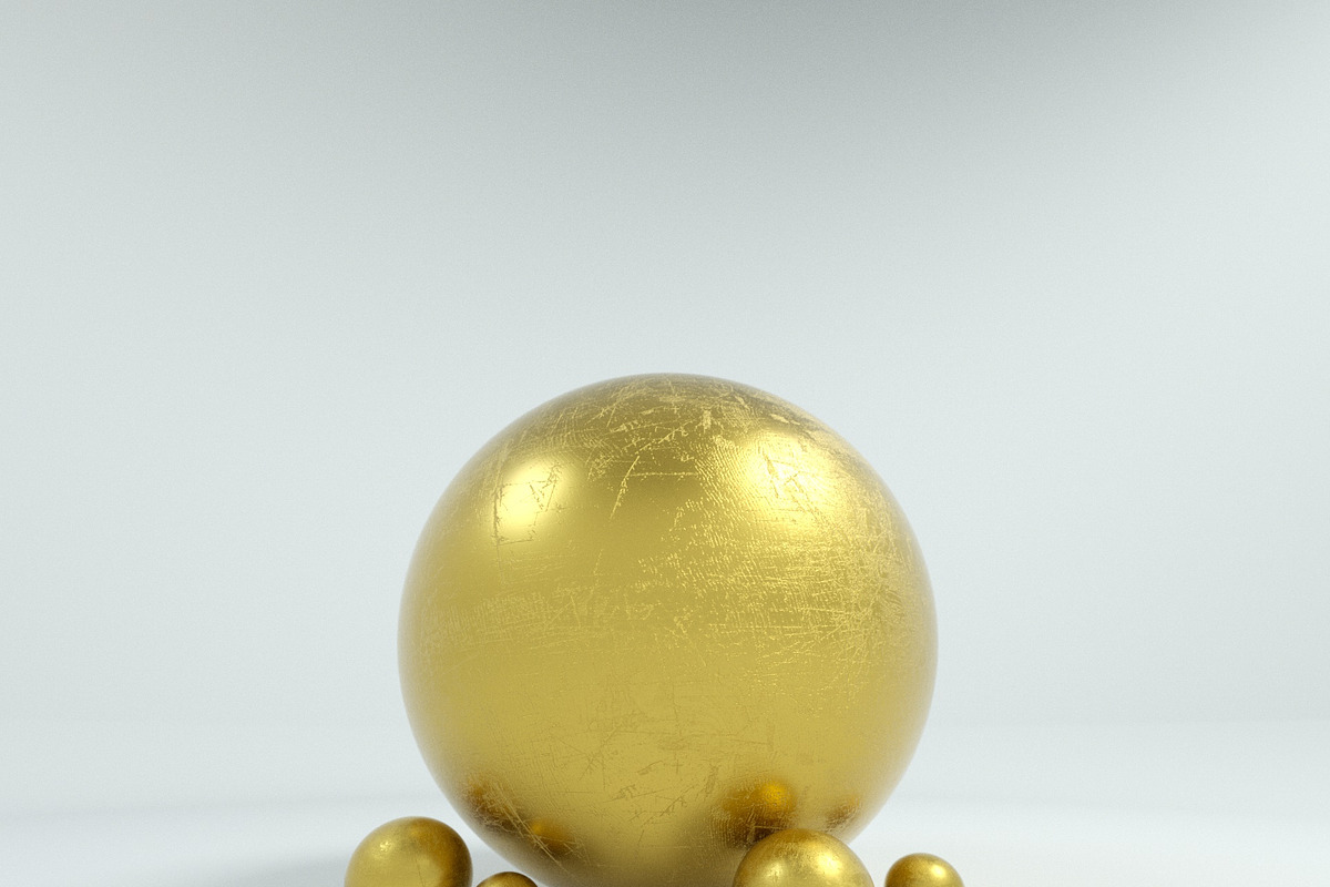 10 Gold Materials For Cinema4D Octan, a Textures & Material 3D Model by 3DTreatment (Photo 10 of 12)
