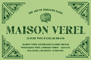 Brivane Stamp, a Serif Font by Craft Supply Co. (Thumbnail 3 of 8)