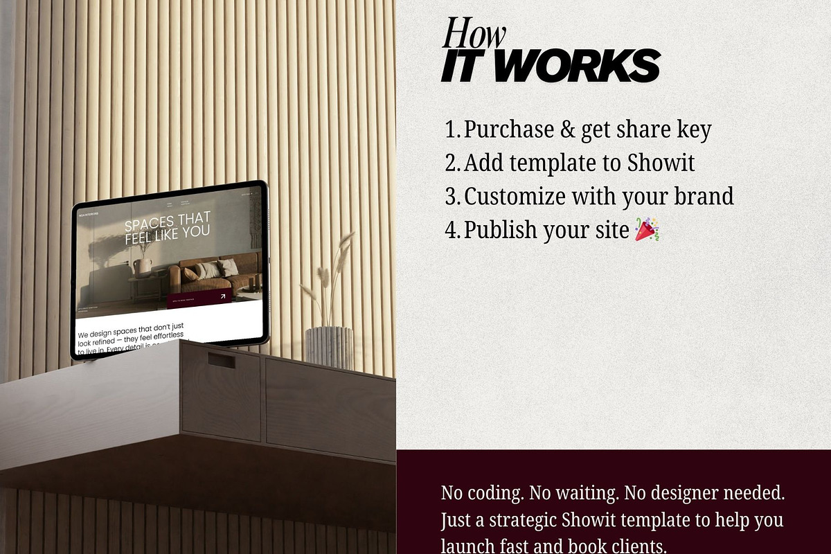 Showit Website for Interior Designer, an App Template by Digital&Chic (Photo 6 of 8)