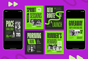 Running Club Instagram Pack, a Social Media Template by Aiyari Graphic (Thumbnail 2 of 3)